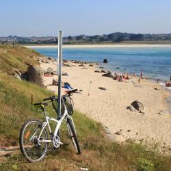Randonnée à vélo sur les dunes